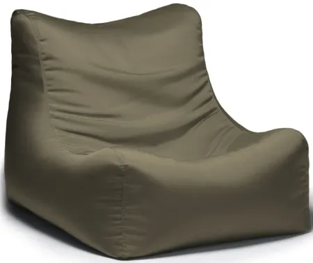 Tobin Outdoor Bean Bag Chair in Aged Bronze by Foam Labs