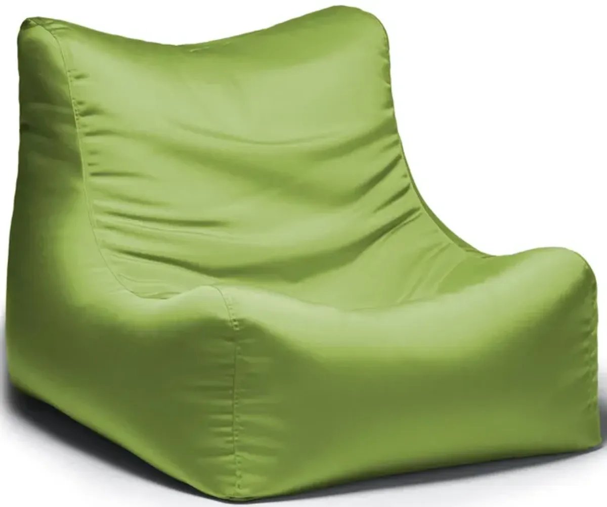 Tobin Outdoor Bean Bag Chair in Faye Ash by Foam Labs