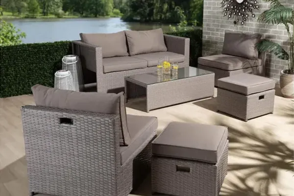 Haina 6-pc. Outdoor Patio Set