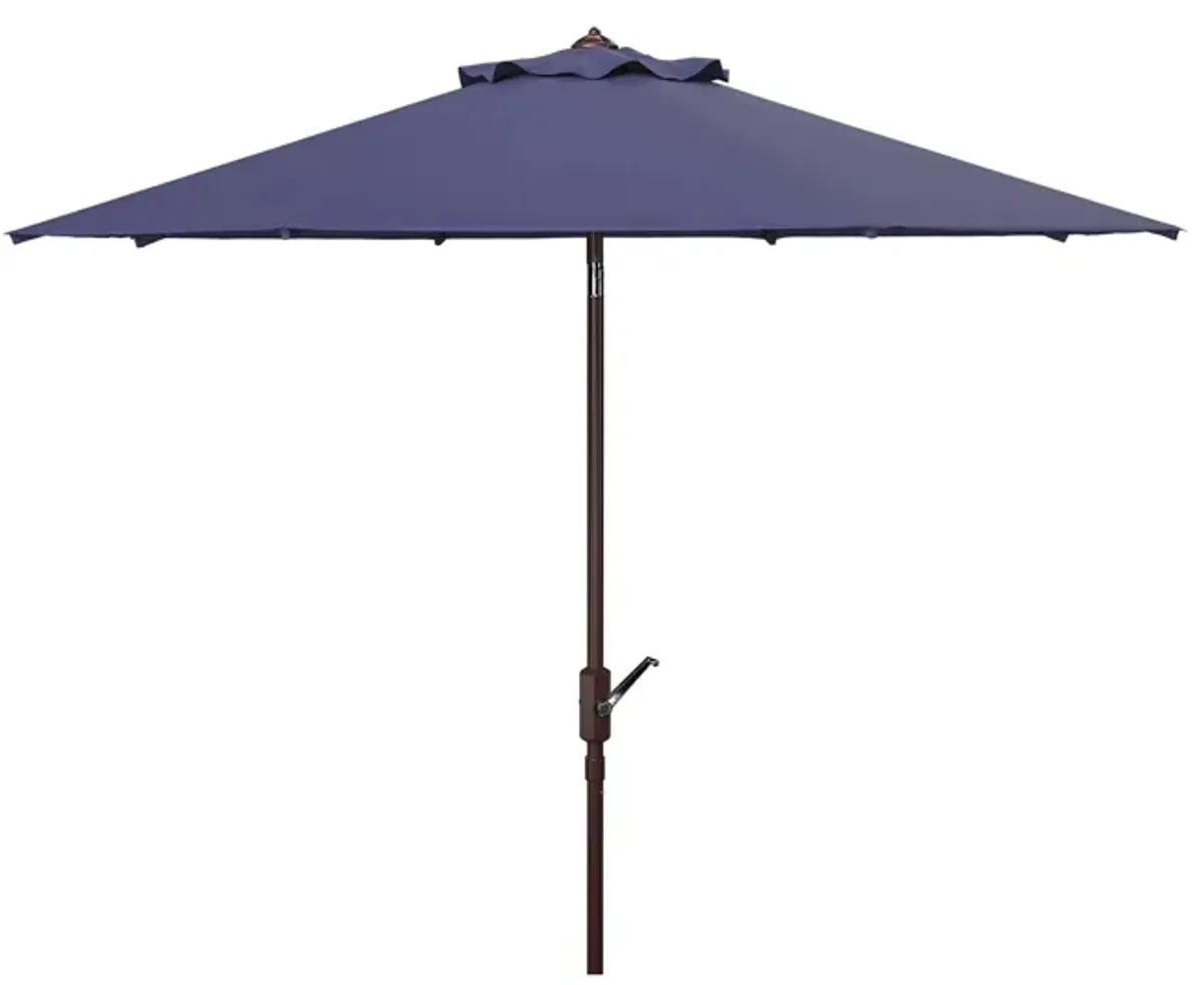 Herla Patio Umbrella in Brown by Safavieh