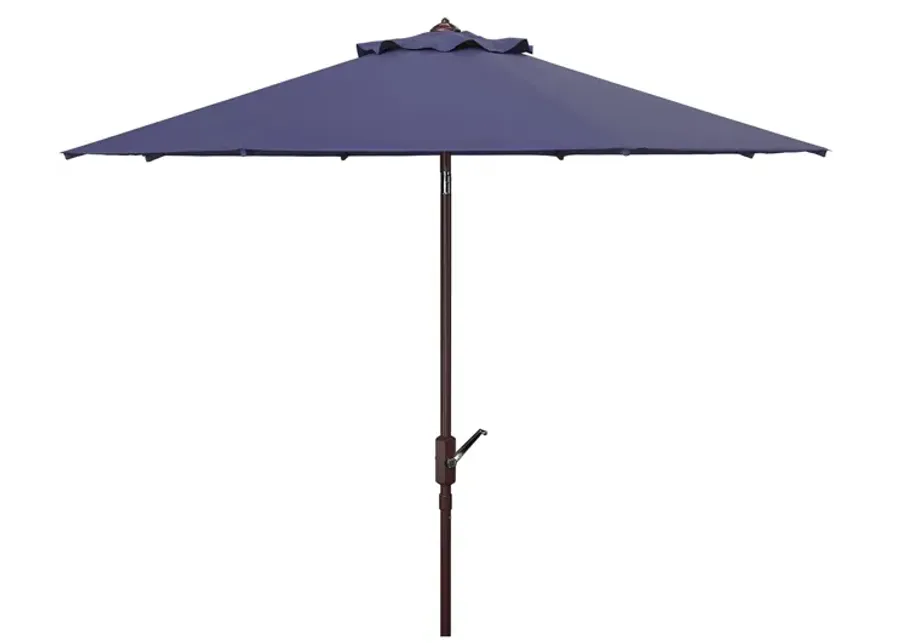 Herla Patio Umbrella in Brown by Safavieh