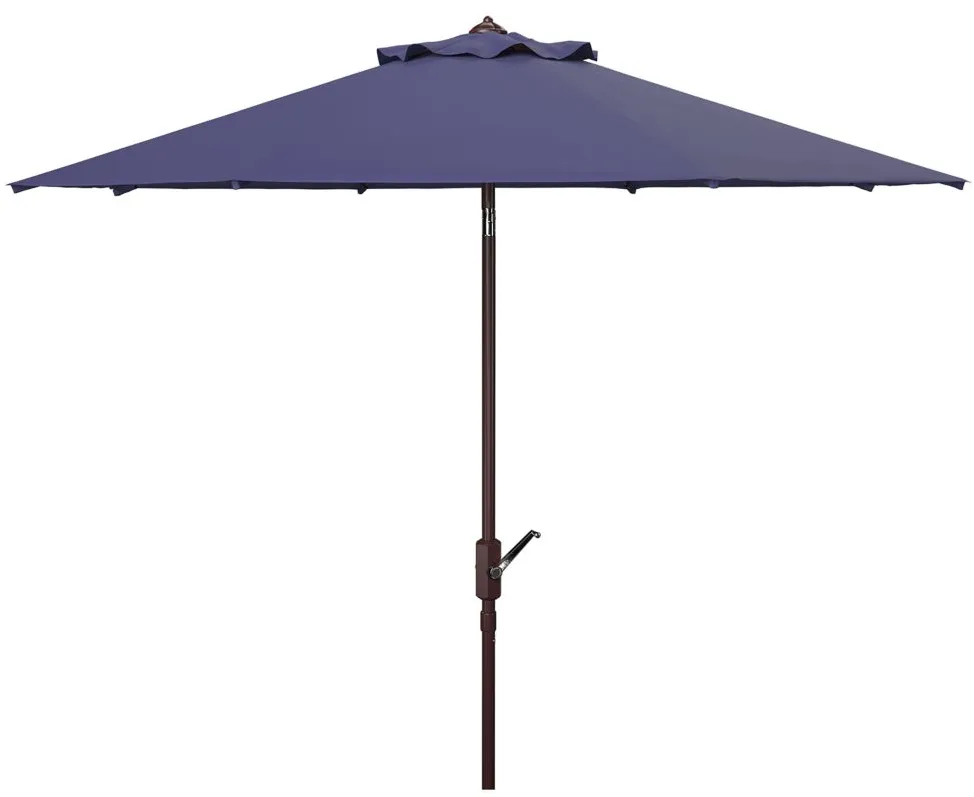 Herla Patio Umbrella in Brown by Safavieh