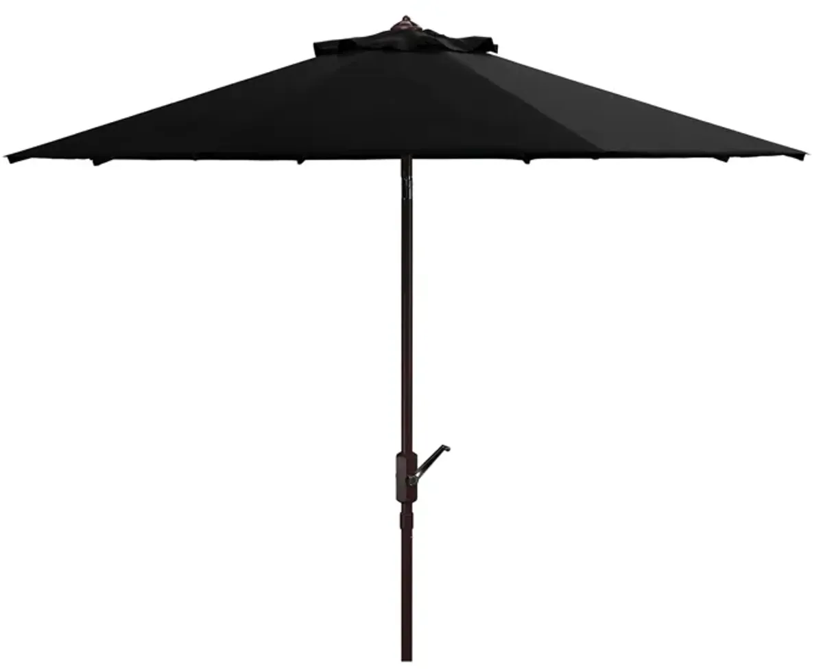 Herla Patio Umbrella in Gray by Safavieh