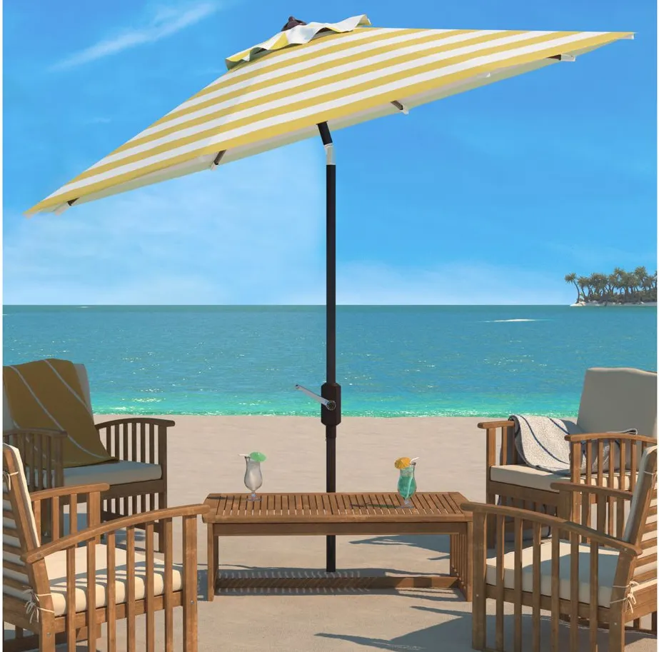 Iris 11' Patio Umbrella in Gray by Safavieh