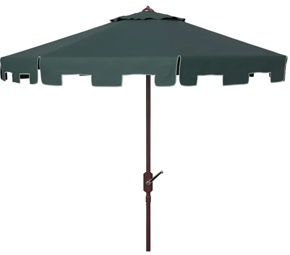 Zimmerman 11' Patio Umbrella in Gray by Safavieh