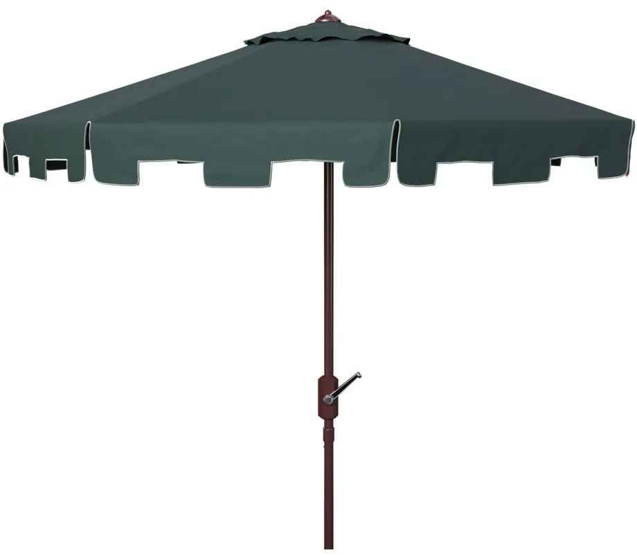 Zimmerman 11' Patio Umbrella in Gray by Safavieh