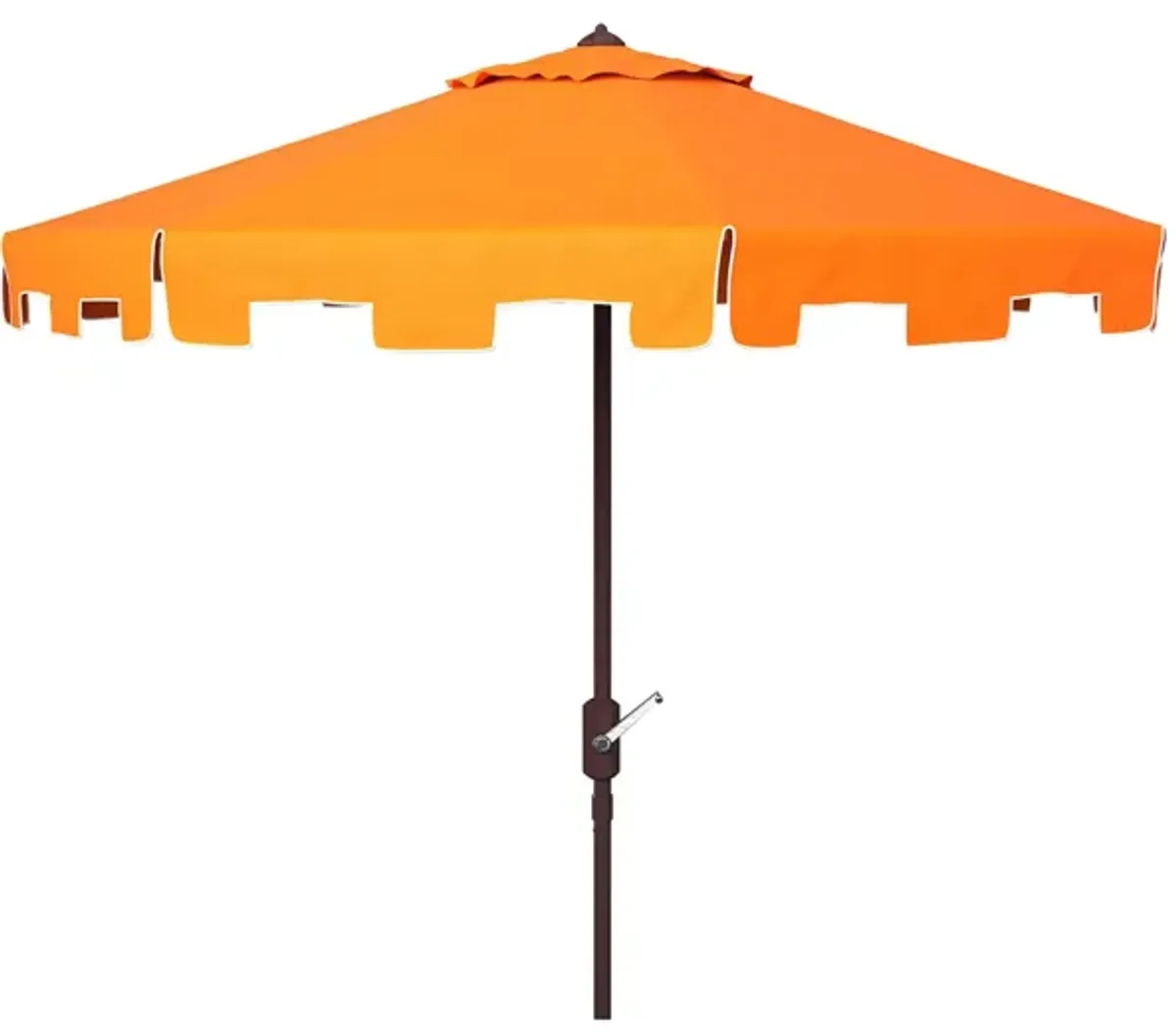 Zimmerman 11' Patio Umbrella in Brown by Safavieh