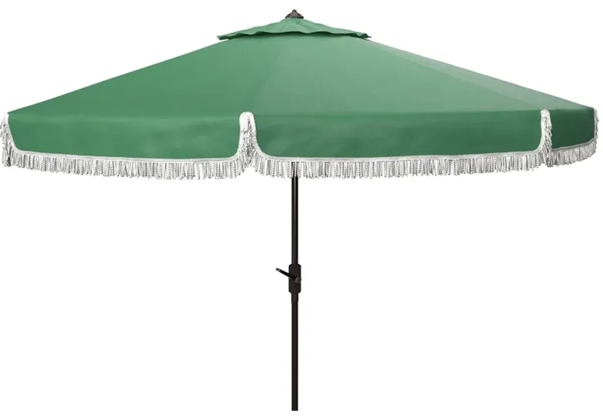 Murphy Patio Umbrella in Hunter Green by Safavieh