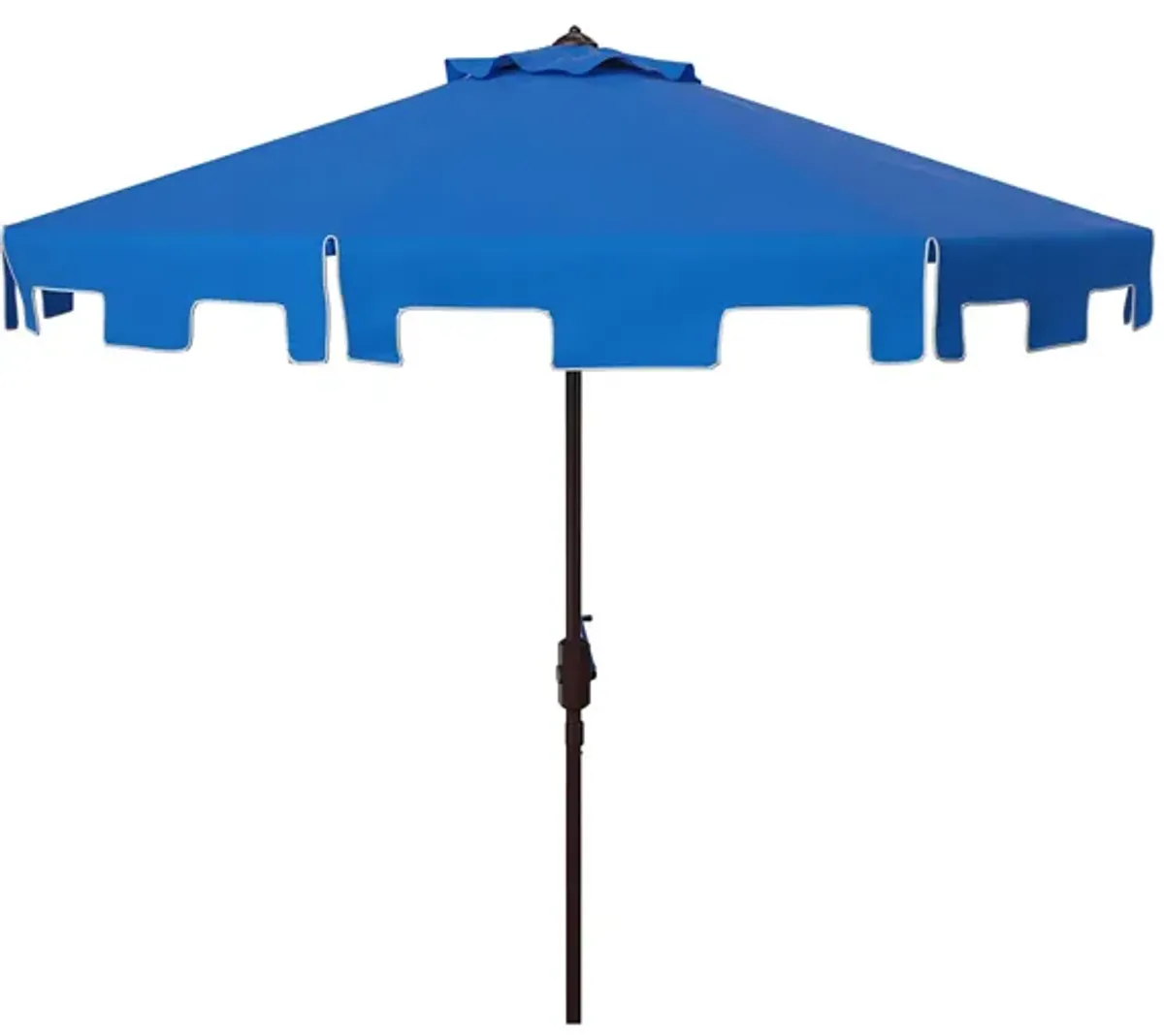 Zimmerman 9' Patio Umbrella in Teak by Safavieh