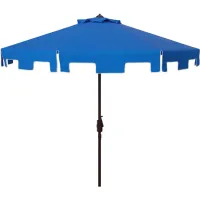 Zimmerman 9' Patio Umbrella in Teak by Safavieh