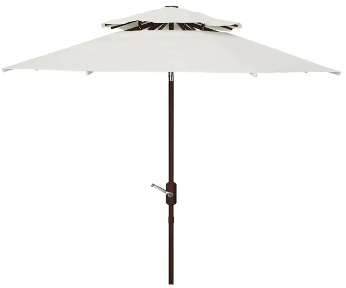 Lorenia Patio Umbrella in Blue by Safavieh