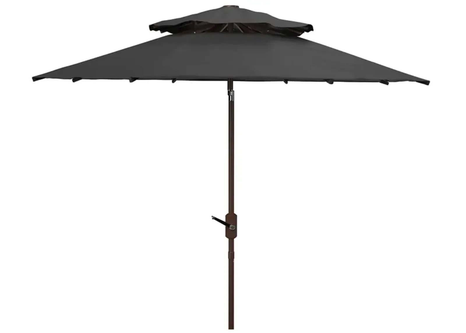 Lorenia Patio Umbrella in Brown by Safavieh