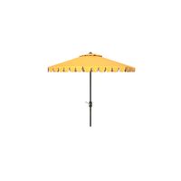 Doreen Round Patio Umbrella in Yellow by Safavieh