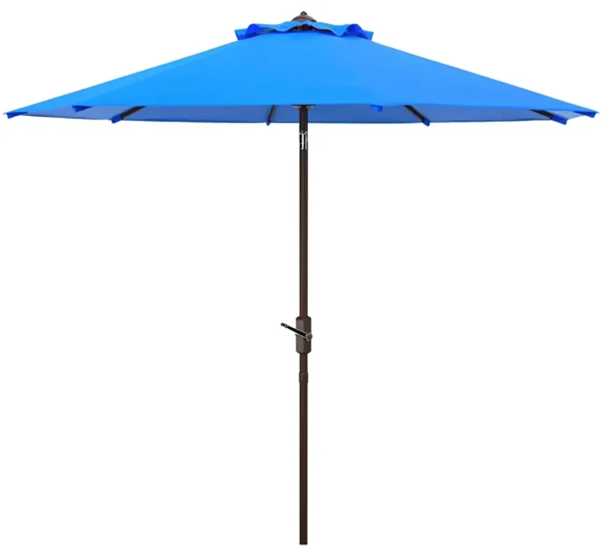 Ortega Patio Umbrella in Black by Safavieh