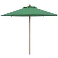 Cassidy Patio Umbrella in Hunter Green by Safavieh