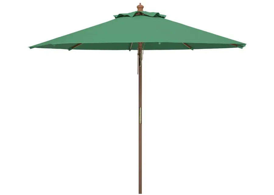 Cassidy Patio Umbrella in Brown by Safavieh