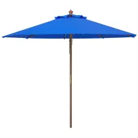 Cassidy 9Ft Wooden Outdoor Umbrella