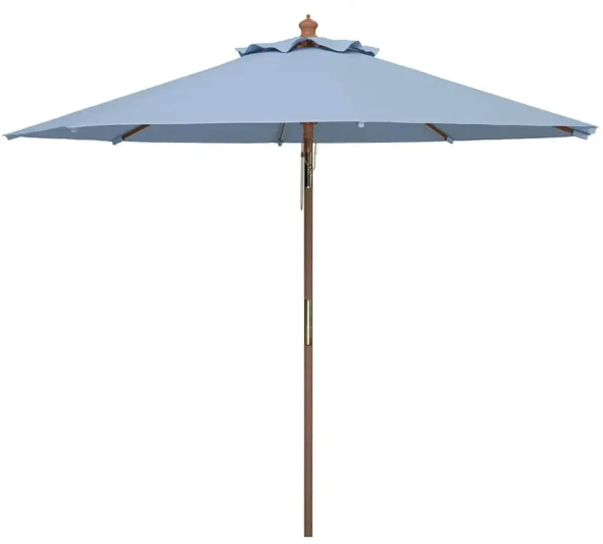 Cassidy Patio Umbrella in Gray by Safavieh