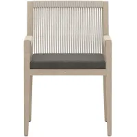 Sherwood Outdoor Dining Armchair in Natural by Four Hands