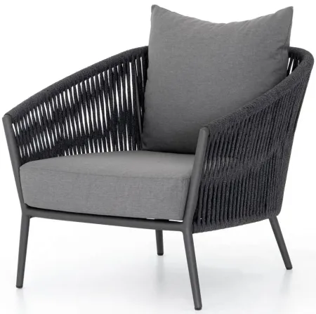 Porto Outdoor Chair in Charcoal by Four Hands