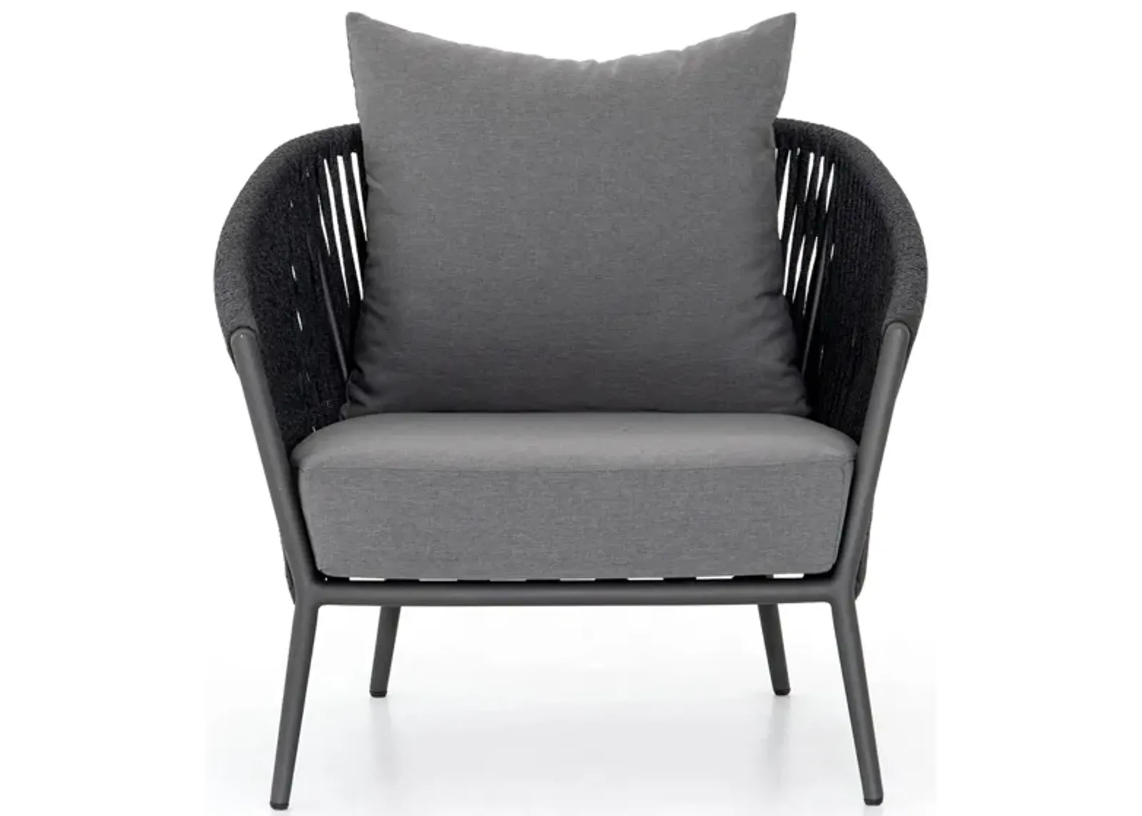 Porto Outdoor Chair in Charcoal by Four Hands