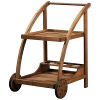 Catalan Trolley in Brown by Linon Home Decor