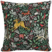 20" Holiday Woods Pillow in Frolic Evergreen by Skyline
