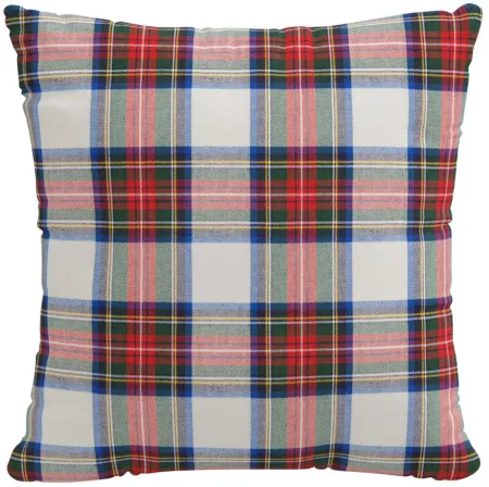 20" Holiday Plaid Pillow in Stewart Dress Multi by Skyline