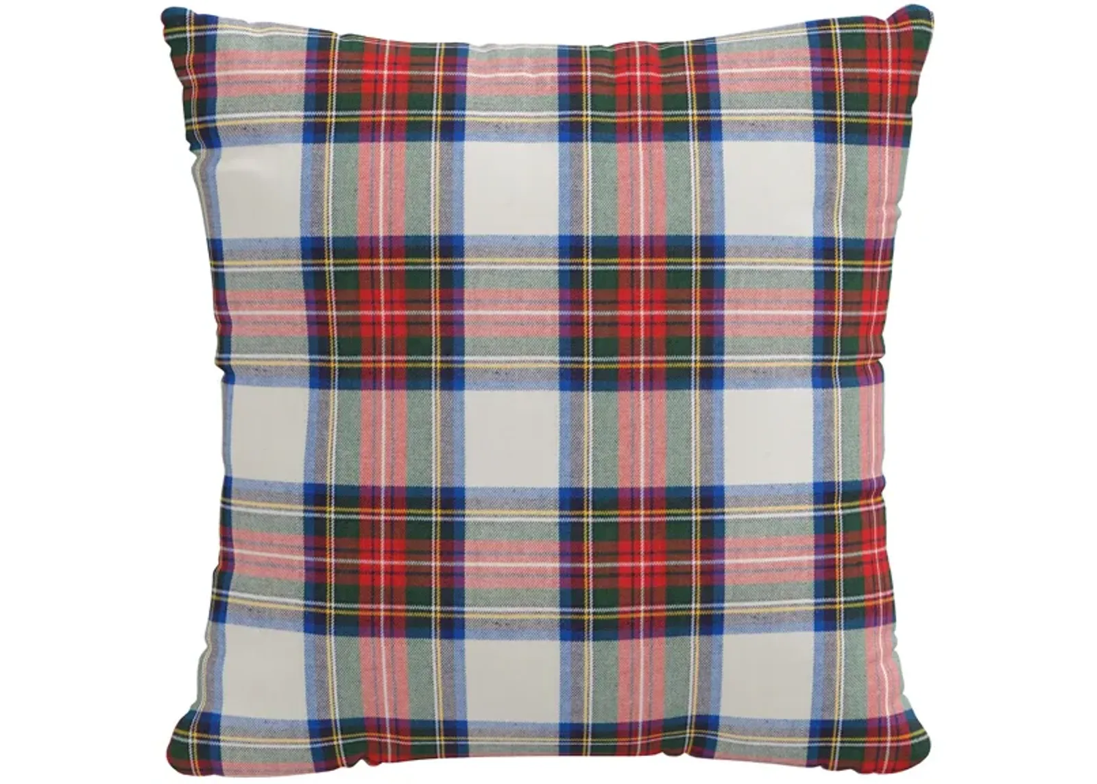 20" Holiday Plaid Pillow in Stewart Dress Multi by Skyline