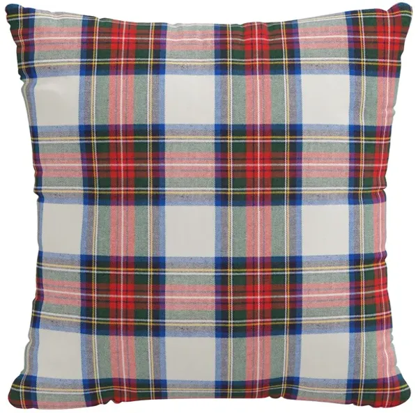 20" Holiday Plaid Pillow
