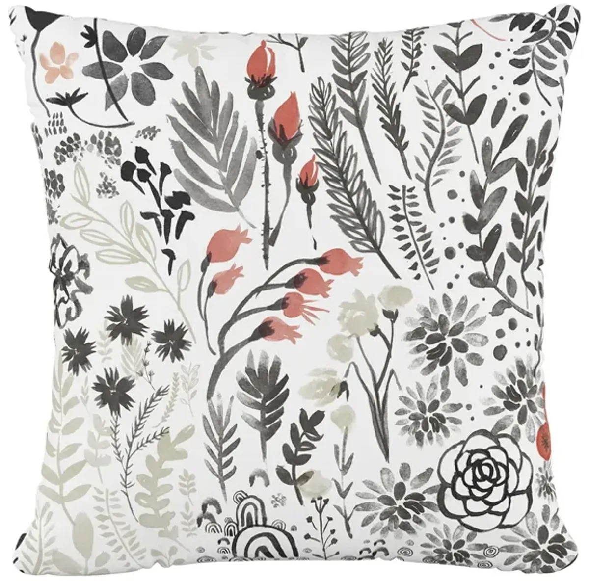 20" Floral Flair Pillow