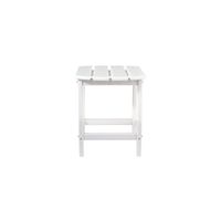 Sundown Treasure Outdoor End Table in White by Ashley Furniture