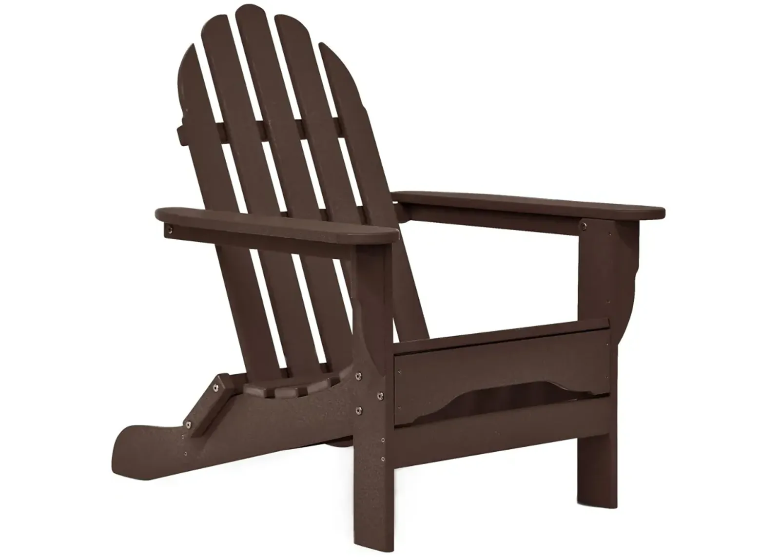 Icon Static Adirondack Chair in "Chocolate" by DUROGREEN OUTDOOR