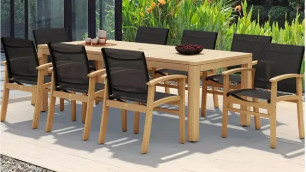 Lifestyle Garden Outdoor 9-pc. Rectangular Dining Set