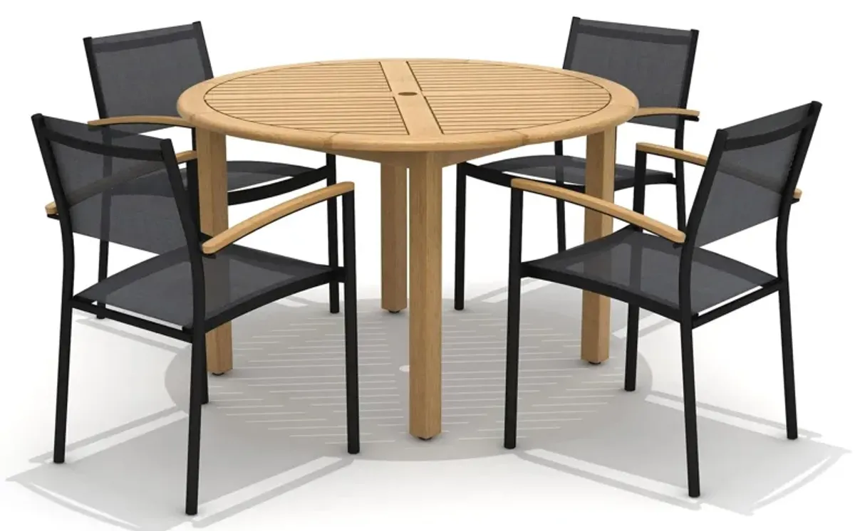 Lifestyle Garden Outdoor 5-pc. Round Dining Set