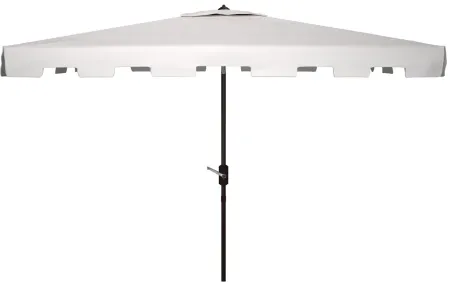 Burton 6.5 X 10 ft Rect Market Umbrella in Natural/Beige by Safavieh