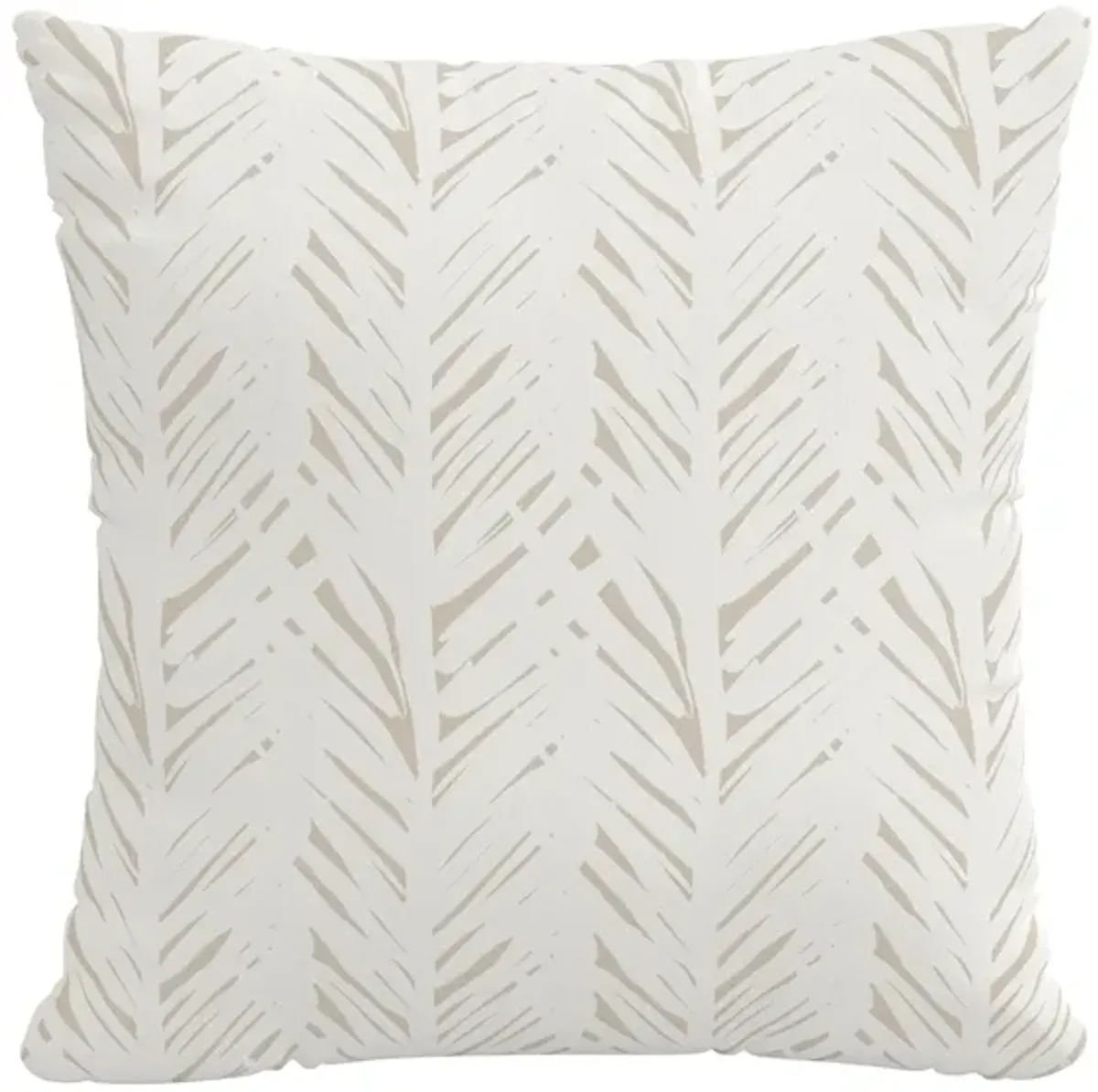 20" Outdoor Brush Palm Pillow in Brush Palm Natural by Skyline