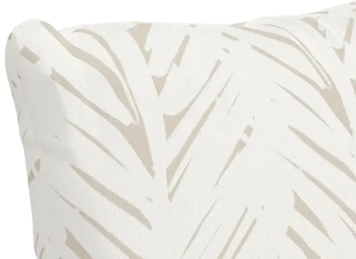 20" Outdoor Brush Palm Pillow