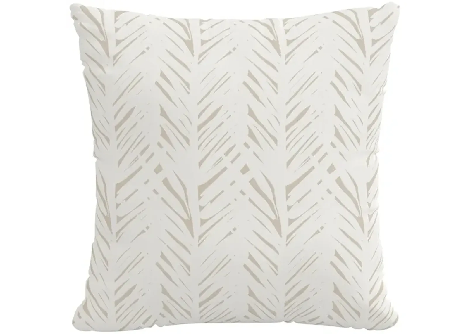 20" Outdoor Brush Palm Pillow in Brush Palm Natural by Skyline