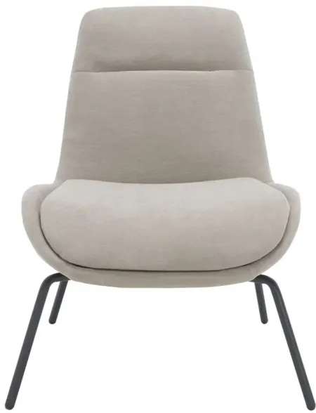 Bridger Accent Chair in Light Grey by Safavieh