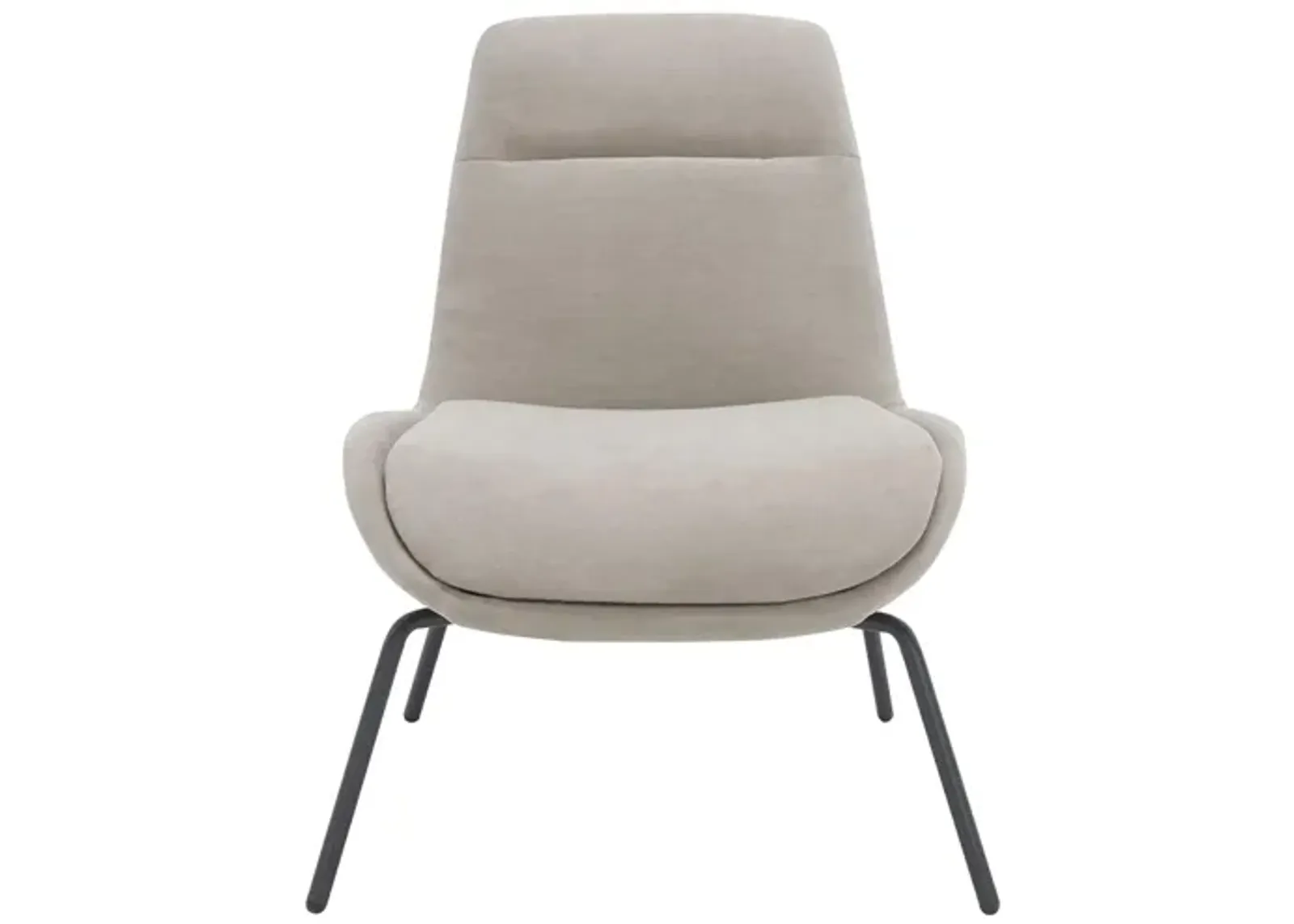 Bridger Accent Chair in Light Grey by Safavieh