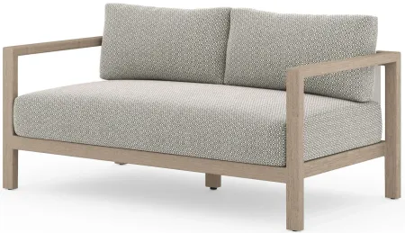 Auberon Outdoor Loveseat in Faye Ash by Four Hands