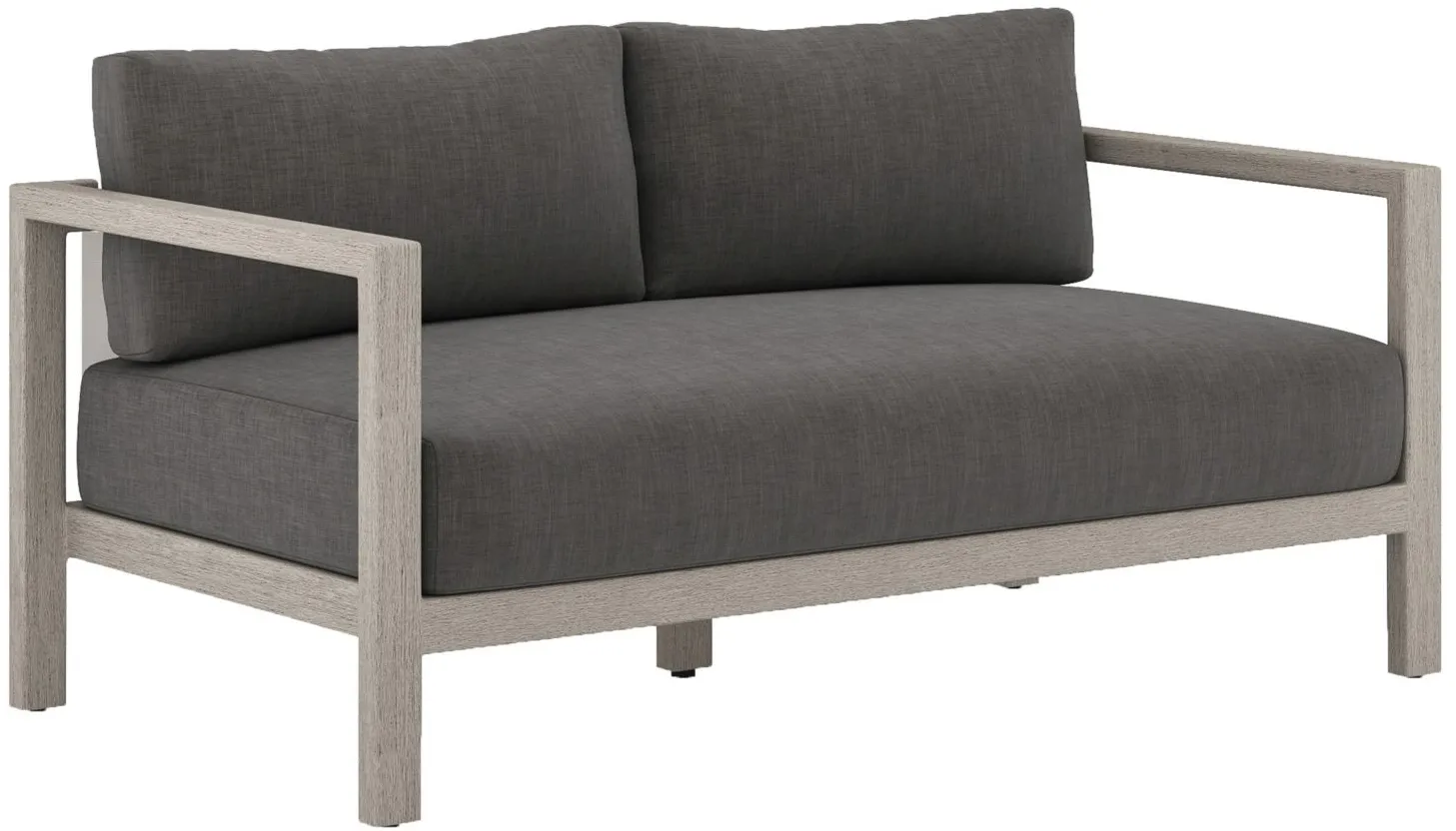 Sonoma Outdoor 60" Sofa in Charcoal by Four Hands