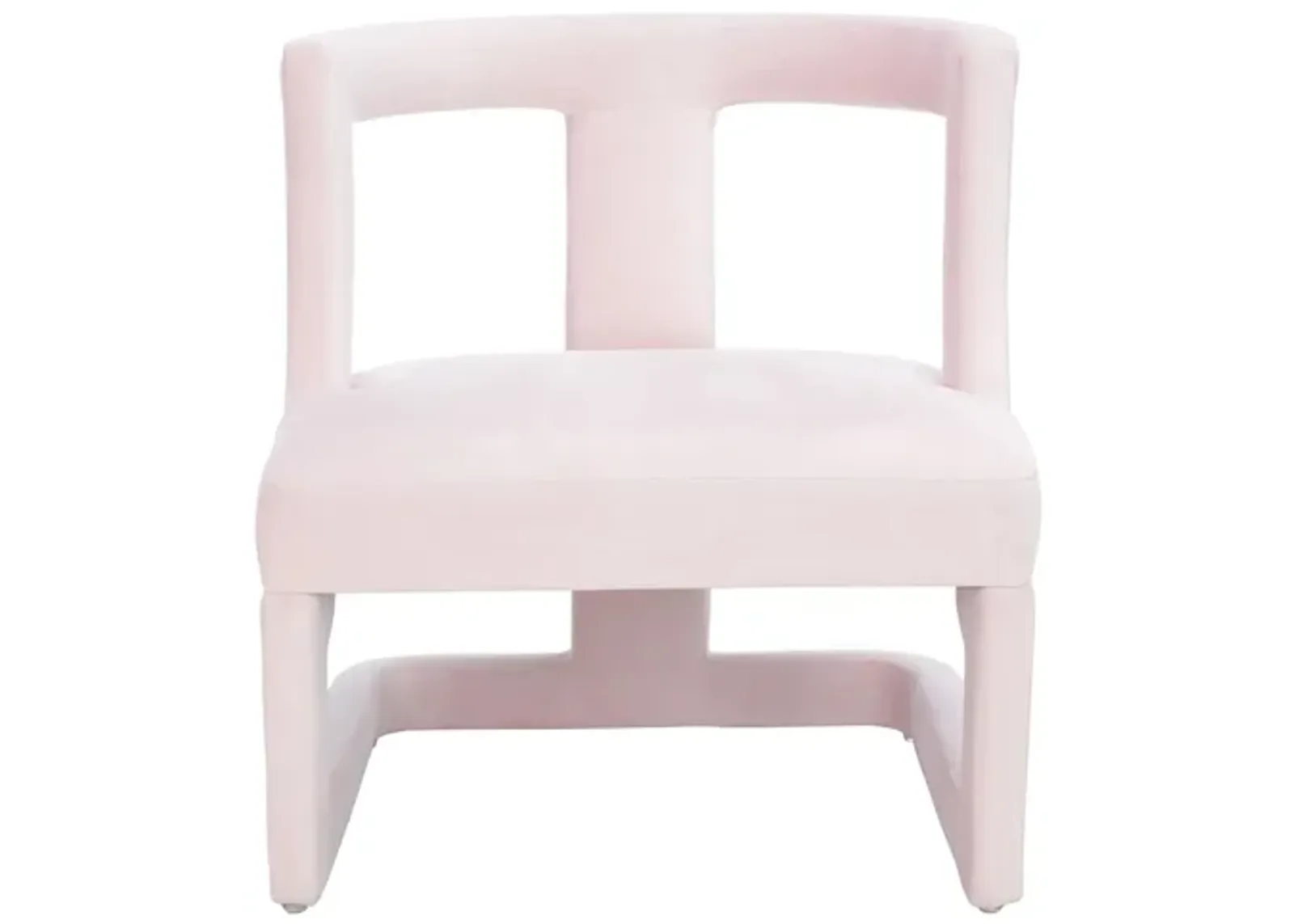 Rhyes Accent Chair in Light Pink by Safavieh