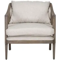 Scarlett Accent Chair in Ivory by Classic Home