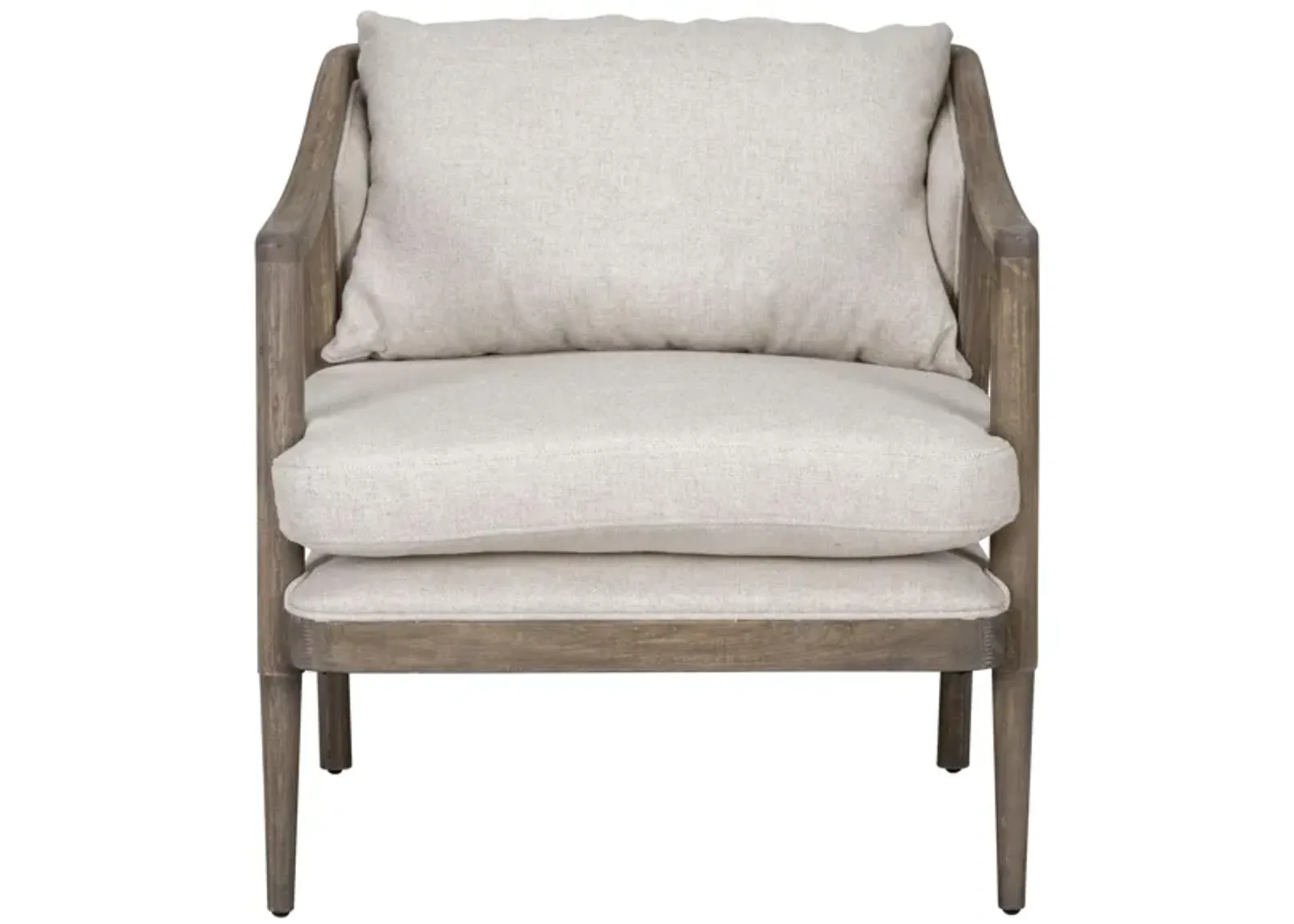 Scarlett Accent Chair in Ivory by Classic Home