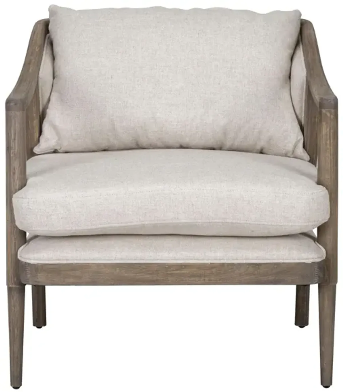 Scarlett Accent Chair in Ivory by Classic Home