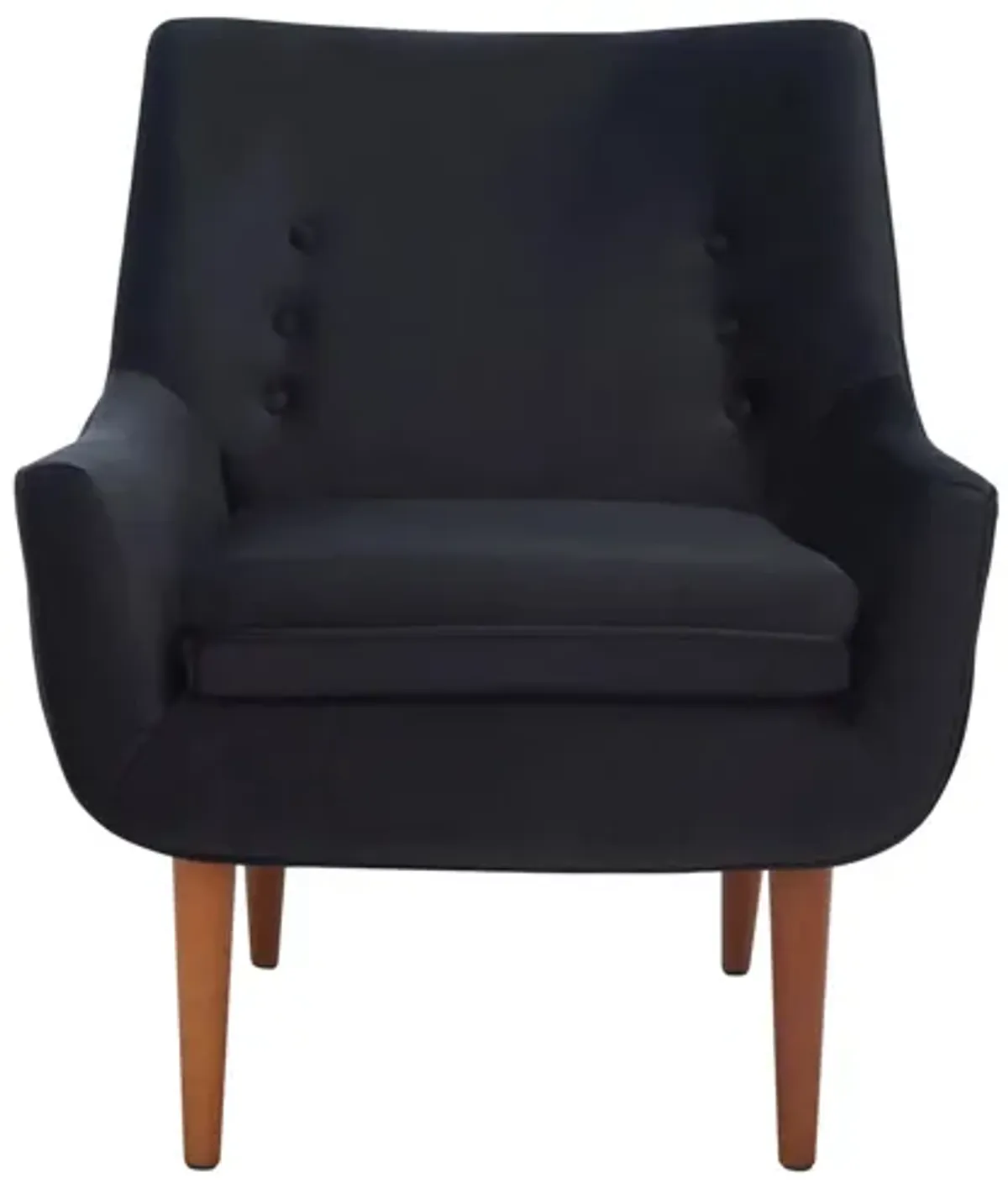 Amina Accent Chair in Black by Safavieh