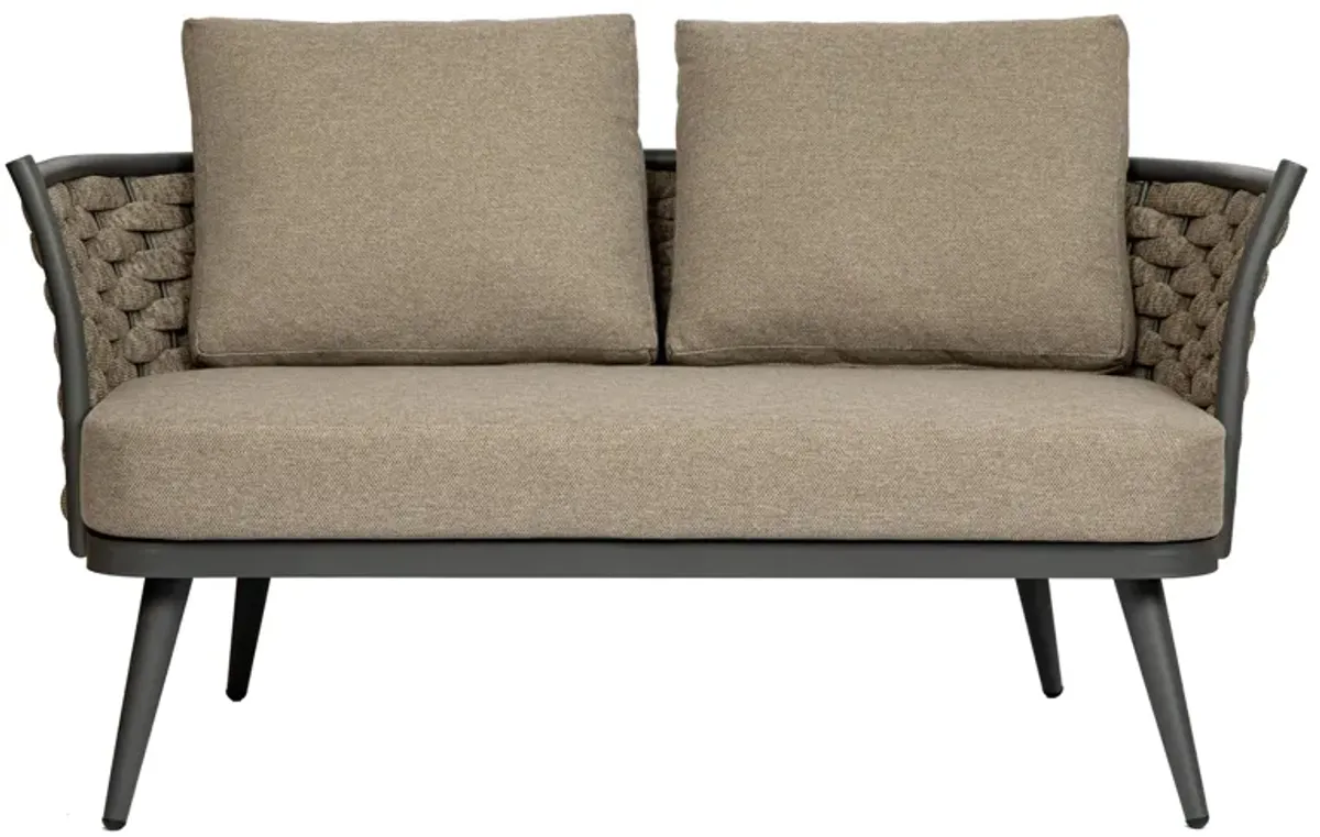 Solna Loveseat in Taupe by EuroStyle