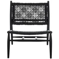 Bandelier Accent Chair in Black / Black by Safavieh